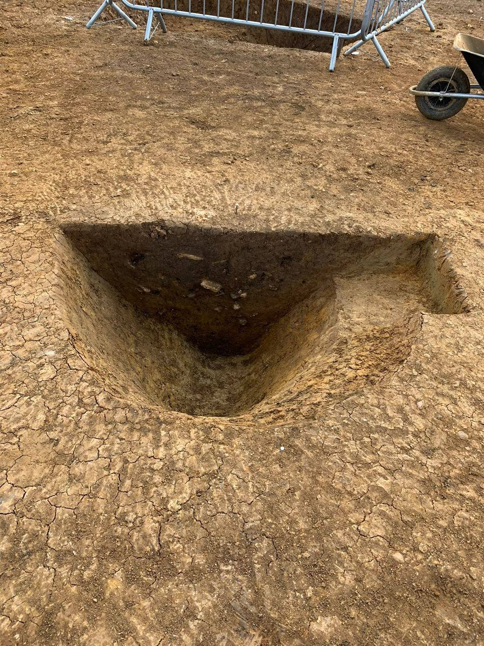 Archaeological site - Round hole